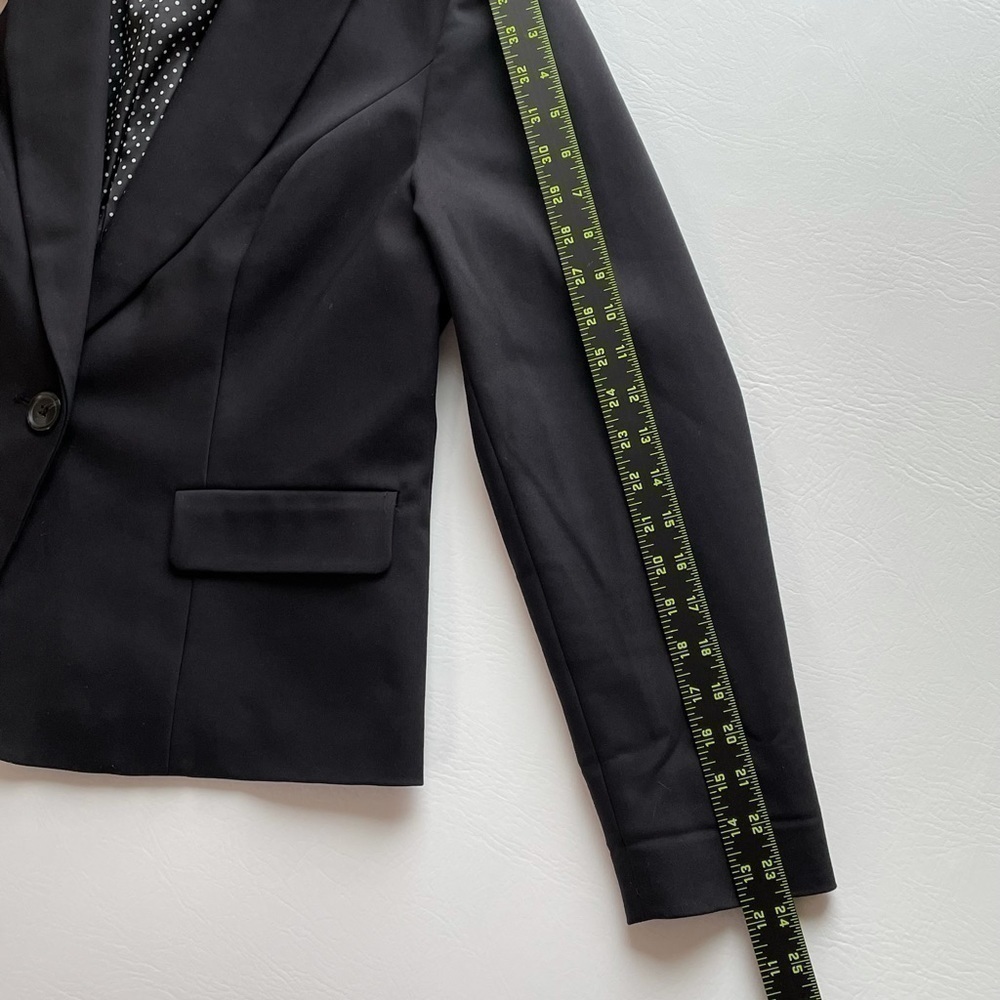 C&B Black Single Button Blazer Size Medium - Picture 7 of 10